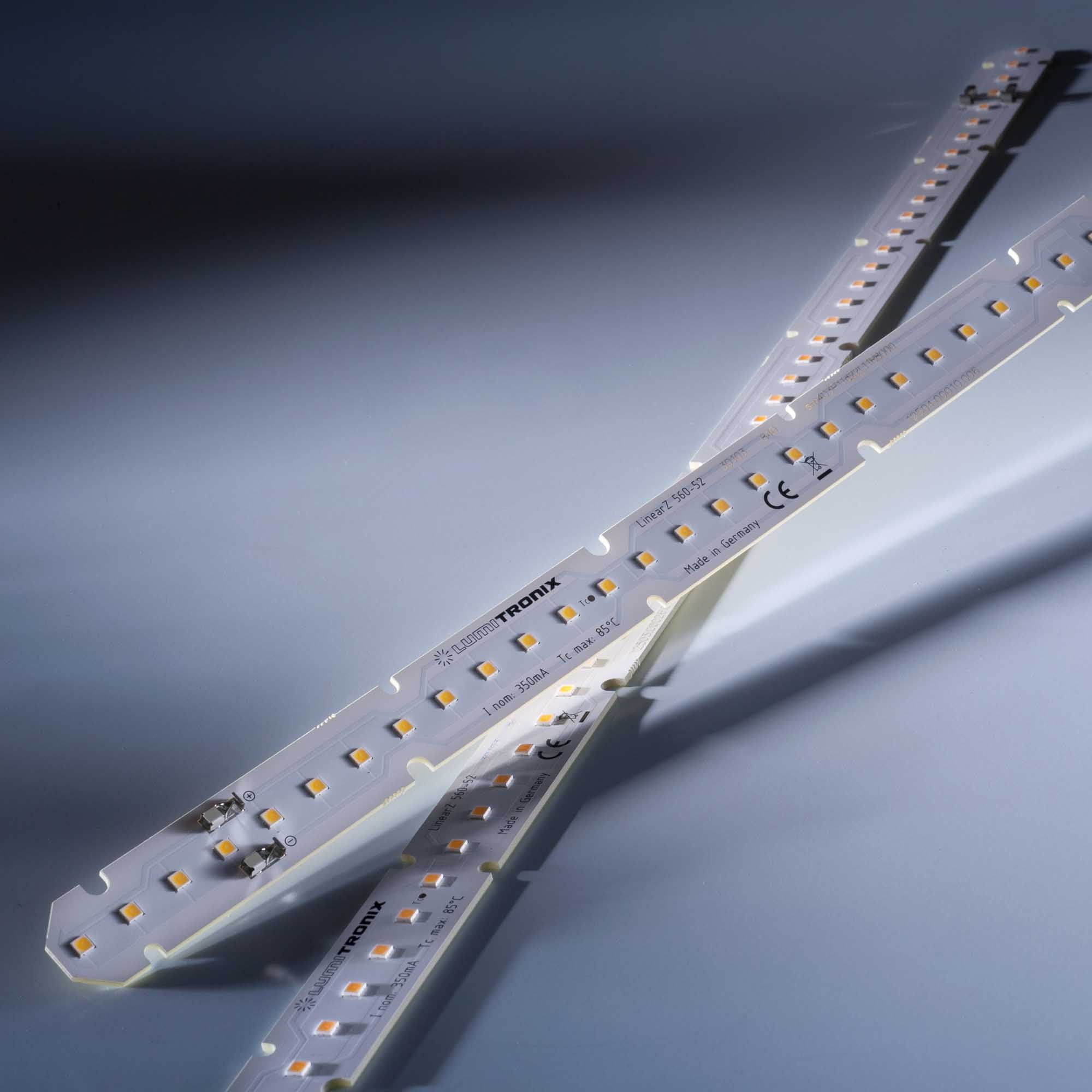 LumiBar-56-3095 Nichia H6 LED Strip Zhaga Warm White 3000K CRI95 1870lm 350mA 36.8V 12.9W 56cm (3348 lm/m 23W/m)