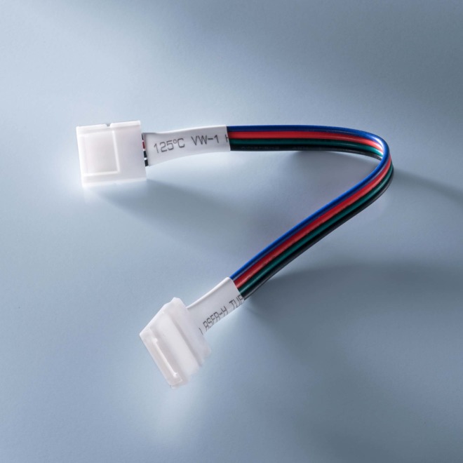 Connector with cable for RGB LumiFlex LED strip, 15cm