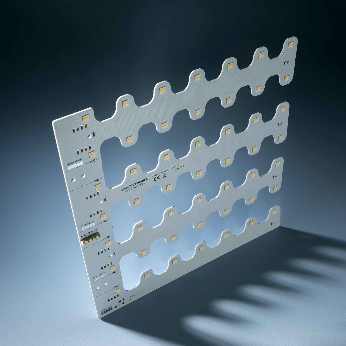 BackMatrix-49-2080 Nichia LED Module RGBW 4000K 2505lm 196 LEDs 24V 28.5W 120° 28x28cm (16000 lm/sqm)