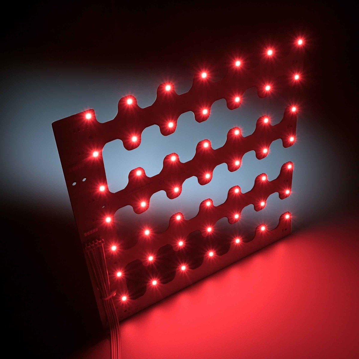 BackMatrix-49-2080 Nichia LED Module RGBW 4000K 2505lm 196 LEDs 24V 28.5W 120° 28x28cm (16000 lm/sqm)