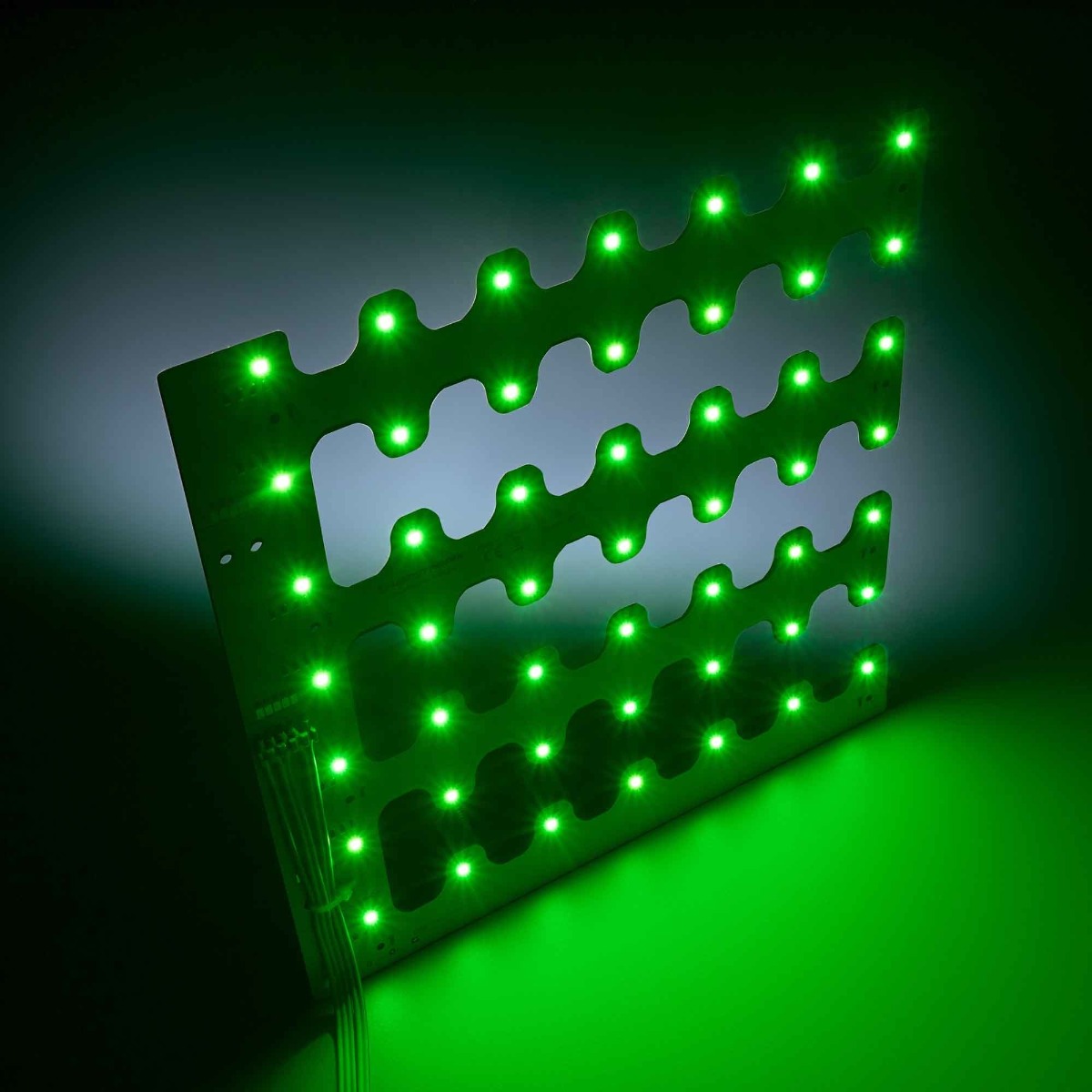 BackMatrix-49-2080 Nichia LED Module RGBW 4000K 2505lm 196 LEDs 24V 28.5W 120° 28x28cm (16000 lm/sqm)