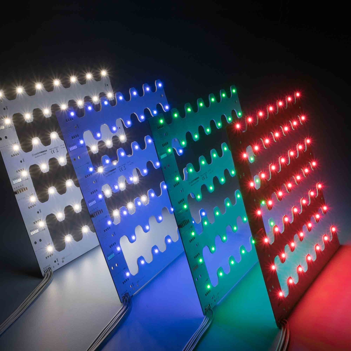 Custom Made Nichia 757 TW, Dynasolis, RGBW, RGB+TW LED Module, Made in Germany, 150-600mm length & 5-400mm width