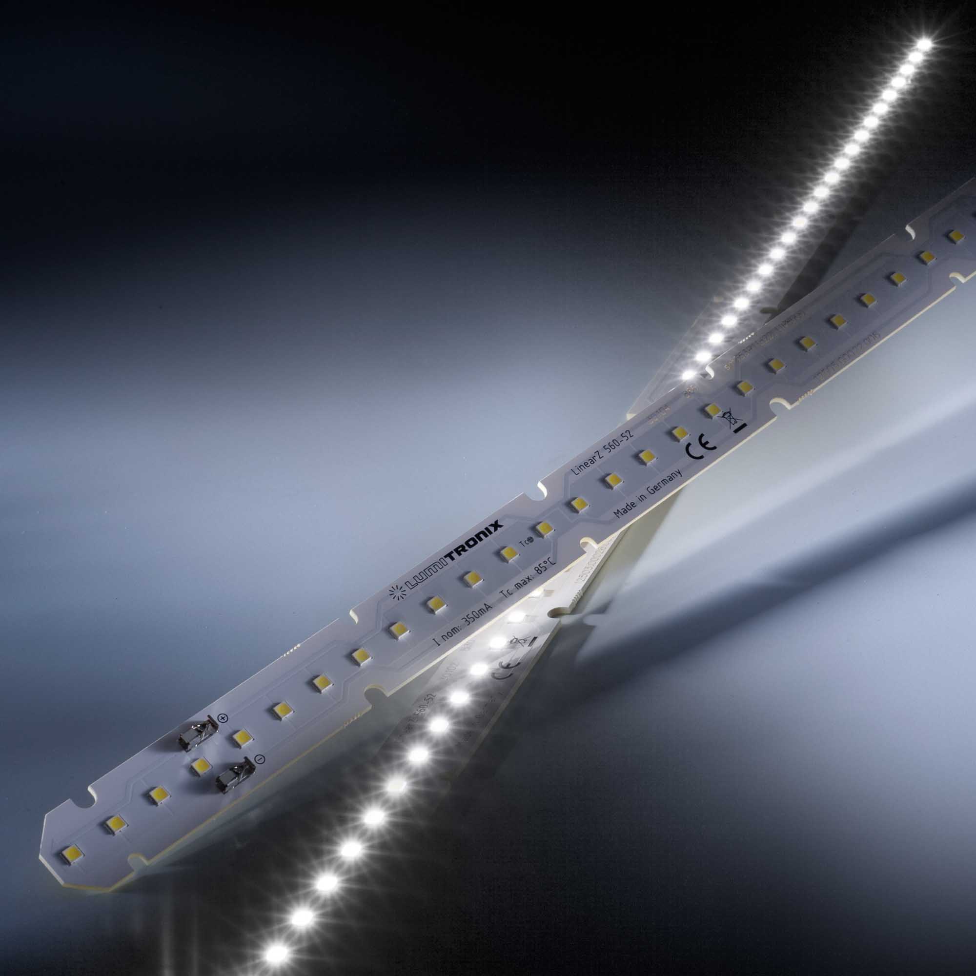 LumiBar-52-3098+ Nichia LED Strip Optisolis CRI99 D50 pure white 5000K 1504lm 28PPF 350mA 37.5V 52 LEDs 56cm module (2686lm/m 24W/m)