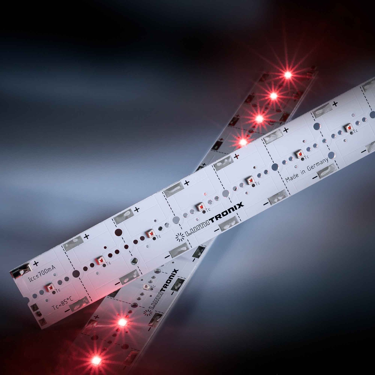 PowerBar Configurable Nichia LED Aluminium Module 12x Color High Power 1W 219 LEDs 350mA (up to 15000lm/m)