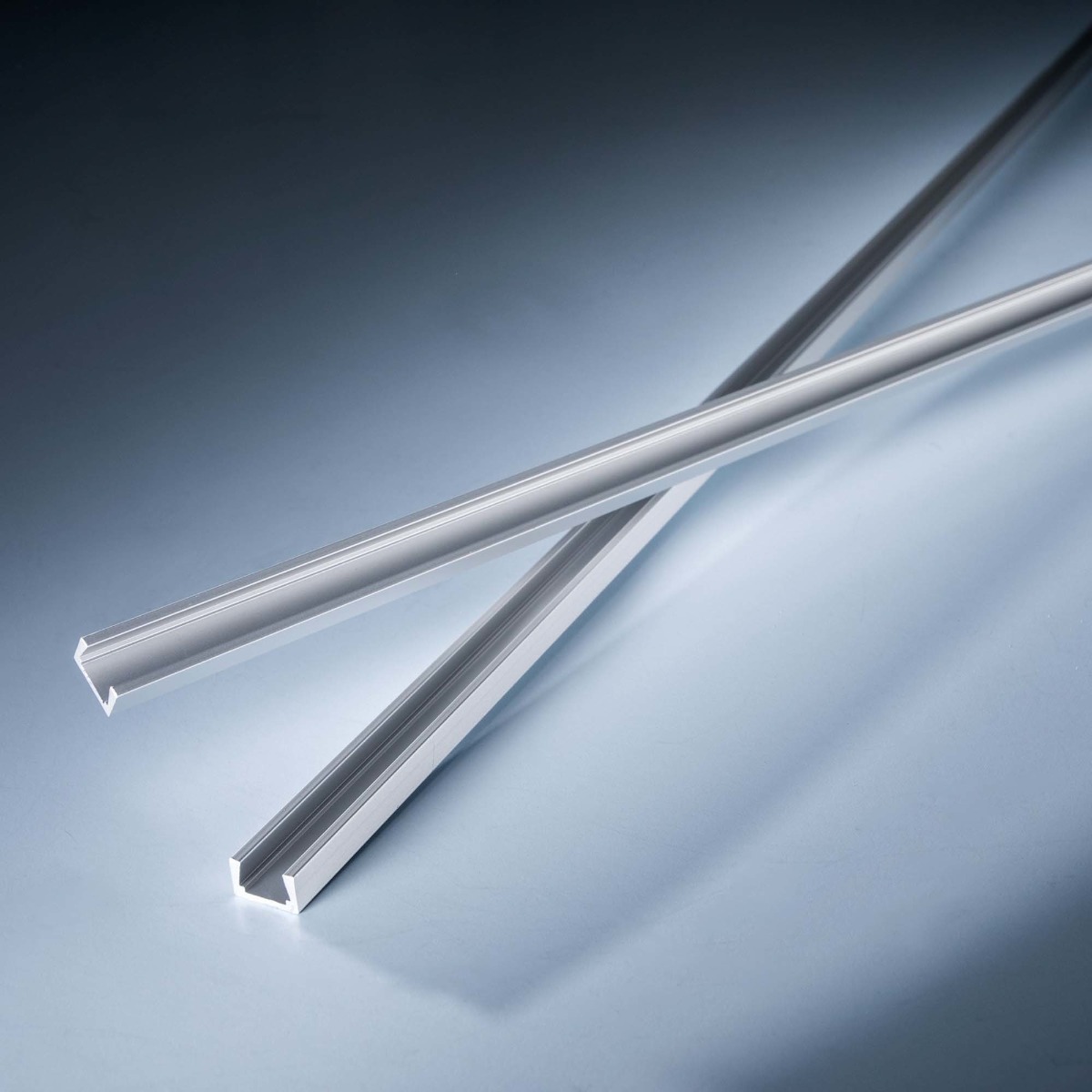 Aluminum profile AluSim flat for surface installation of Slimflex flexible LED strips 102cm
