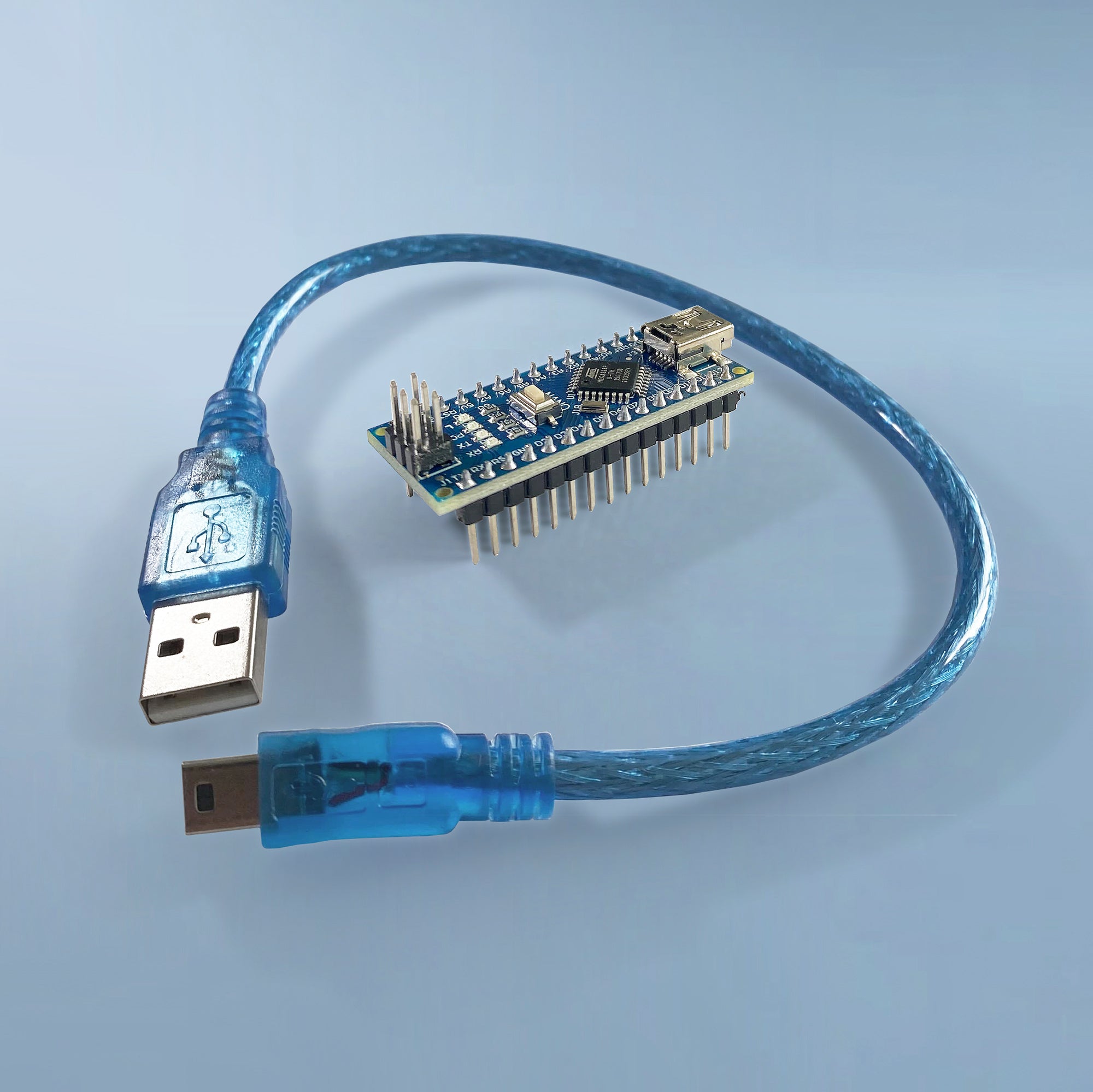 Nano V3.0 CH340 ATmega328P with USB Cable - view 2