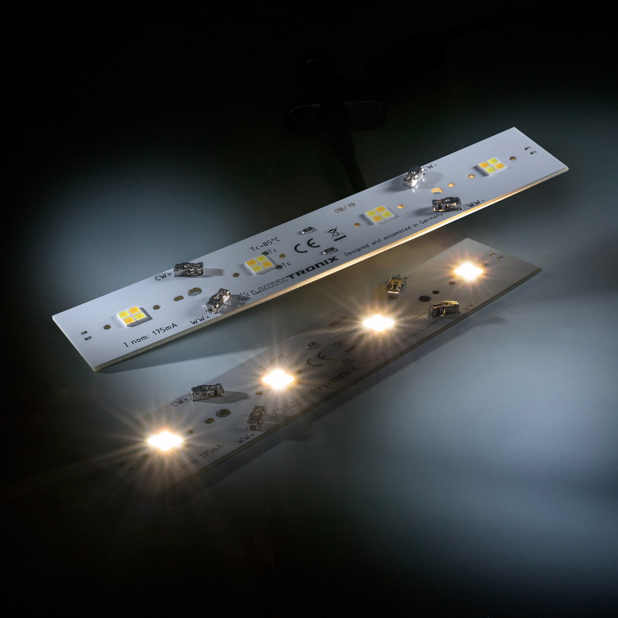 Daisy 16 Nichia LED Strip Tunable White 2700-4000K 360+340lm 175mA 11.5V 16 LEDs 16cm module (up to 4375lm/m and 25W/m)