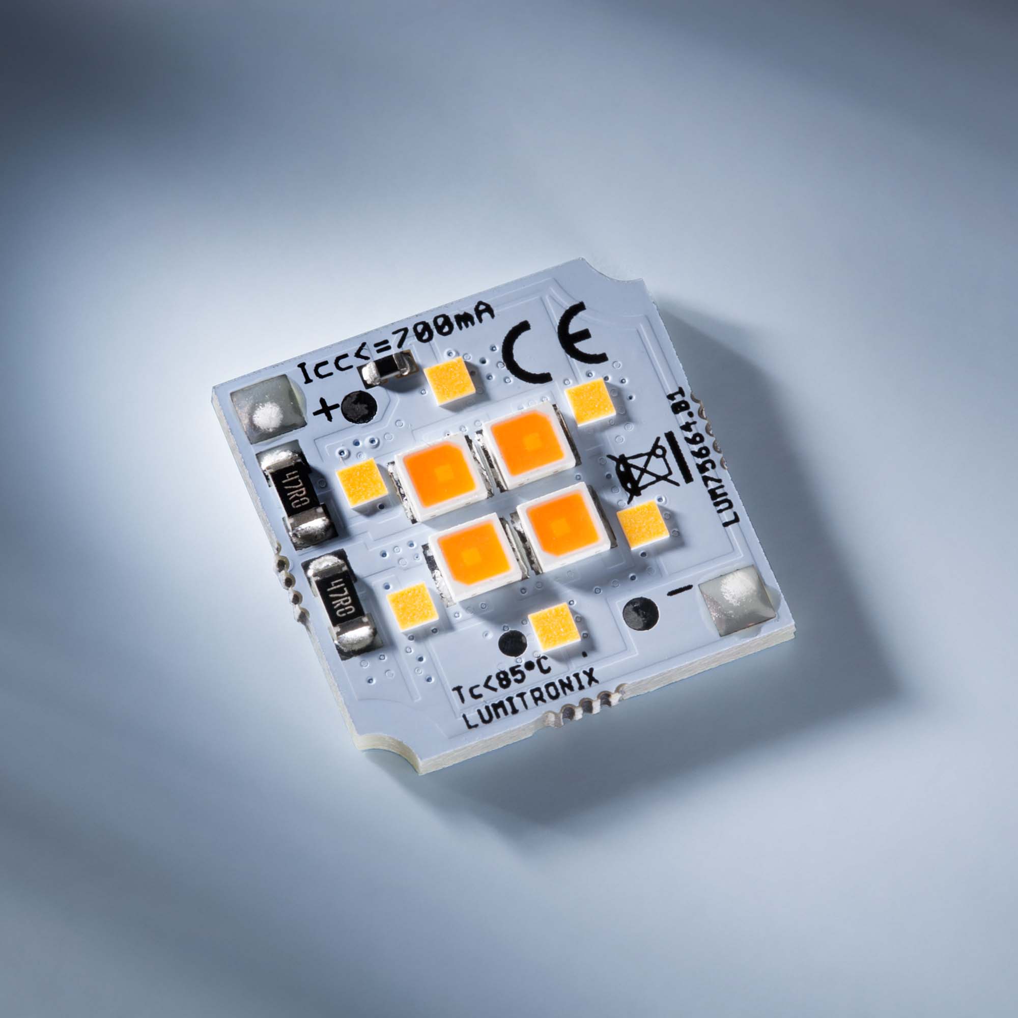 Nichia LED Module SmartArray 6+4 LEDs square 19mm Special Dimming 2700K-2000K 5.5W 631lm