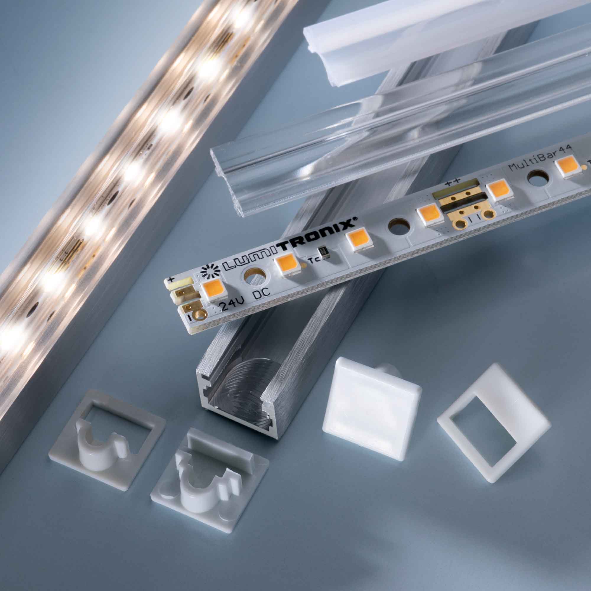 Open end cap for Alubar Aluminum profile for LED Strips 50cm