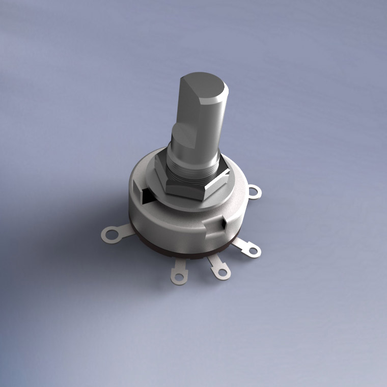 Dimmer Potentiometer 17mm, 100 kOhm