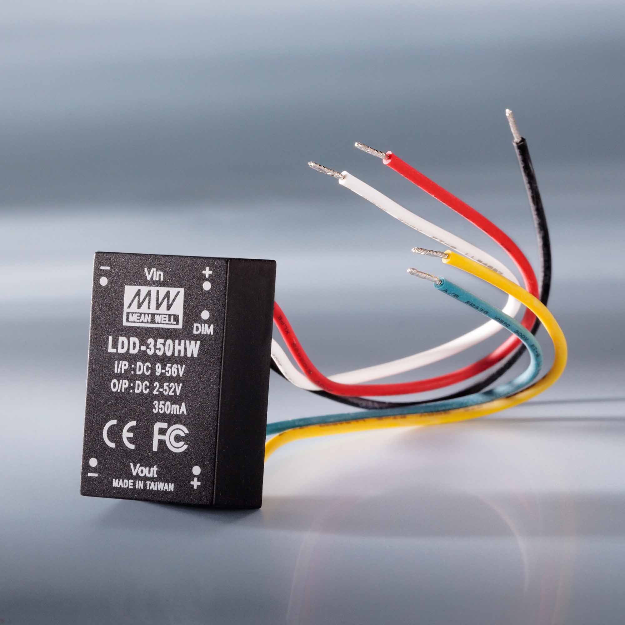 Constant current LED driver Mean Well LDD-700H IP67 700mA 9-56VDC to 2 > 52VDC