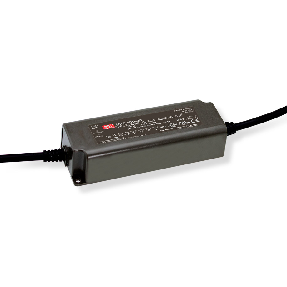 Constant Voltage Power Supply Mean Well NPF-120D-24 IP67 230V to 24V 5A 120W