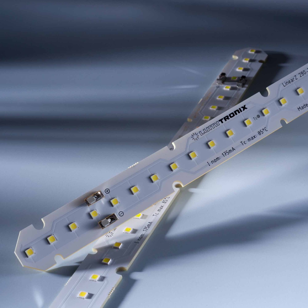 LumiBar-26-3098+ Configurable Nichia LED Strip Zhaga L28W2 White CRI 70-99 1800-7800K 175mA 26 LEDs 28cm (up to 4500lm/m)