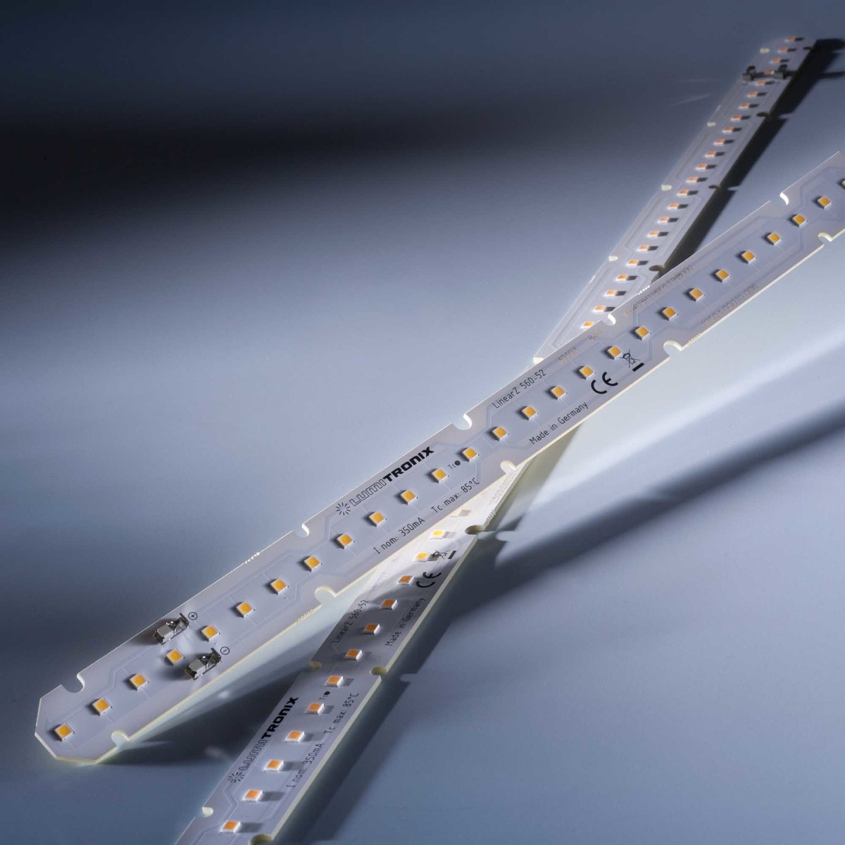 LumiBar-52-3098+ Configurable Nichia LED Strip Zhaga L56W2 White CRI 70-99 1800-7800K 350mA 52 LEDs 56cm (up to 4500lm/m)
