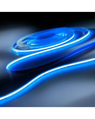 LumiFlex COB LED Strip with continuous light Blue 590lm 24V 5m roll (118lm/m and 6.68W/m)