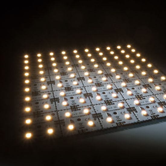Nichia LED Backlight Module Matrix Mini 25 segments (5x5) 100 LEDs 24V White 2700K 12W 1700lm
