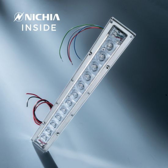 Violet UVC Nichia LED Module 280nm 12 NCSU334B LEDs 882mW 29cm 1050mA IP67 for disinfection and sterilization 