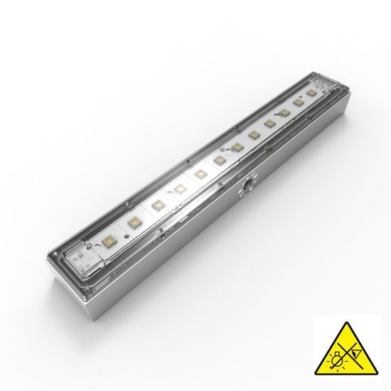 Violet UVC Seoul Viosys LED Module 275nm 12 LEDs 152mW 29cm 48VDC IP67 with controler incl., for disinfection