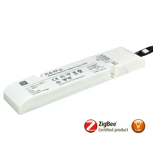 Wireless electronic ballast FLS-PP lp with Power PWM interface for RGBW and RGB 24V LED/LED strips), ZigBee certified product