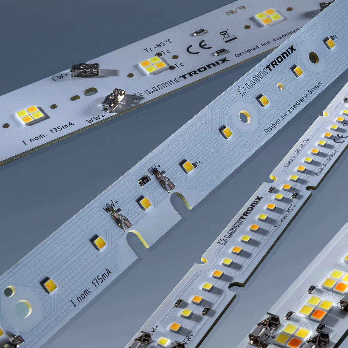Custom Made LumiBar-50 RGB-TW Plug & Play 50cm, TW, Dynasolis, RGBW, RGB+TW LED Strip, Made in Germany, 12/24/48V