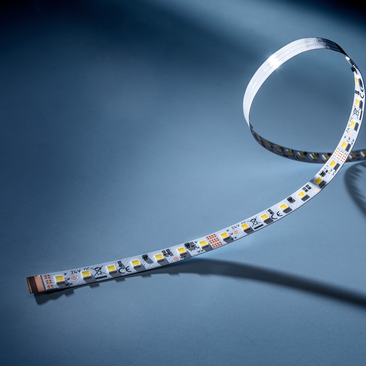LumiFlexTW-1080 Nichia LED Strip 2 in 1 Tunable white CRI80 2700-6500K 4850lm 24V 112 LEDs/m 5m reel (940+970lm/m and 7.68W/m)