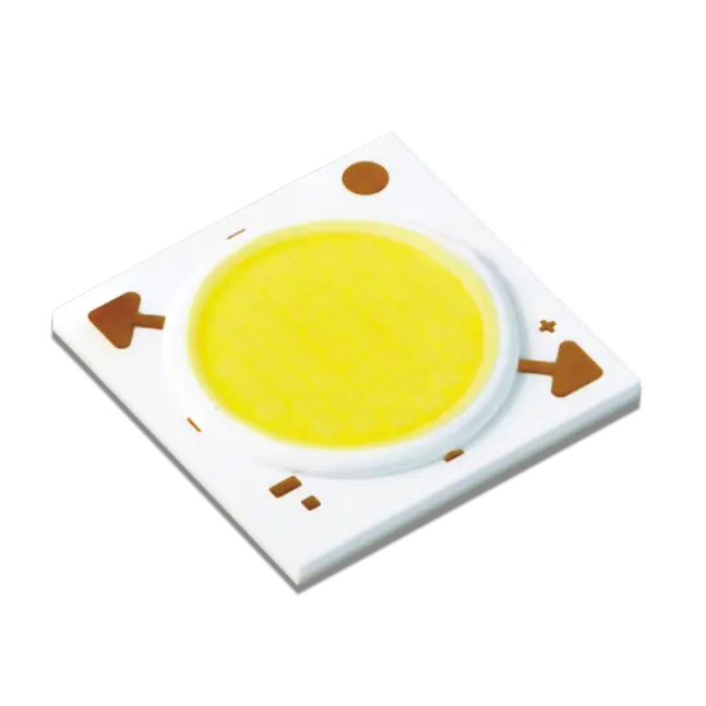 NICHIA COB Light-Engine, Square COB-S LEDs, LEDiL Optics, MechaTronix Heatsink (1000-2000lm, 2200-6500K, RA80-95)
