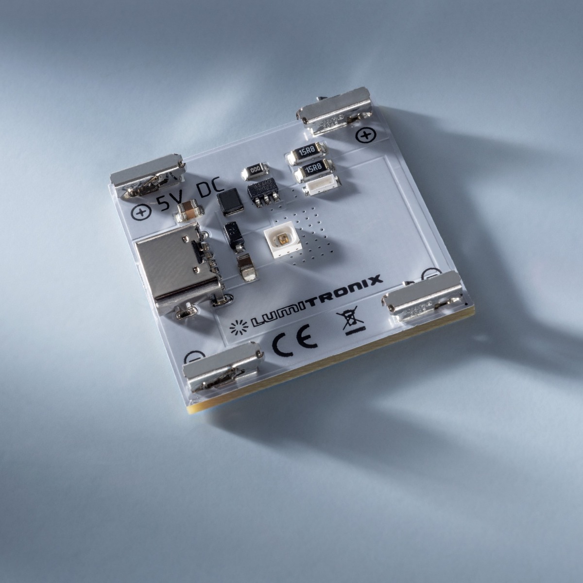 Violet UVC 275nm LED Module 3.5mW USB-C 30x30mm 5V