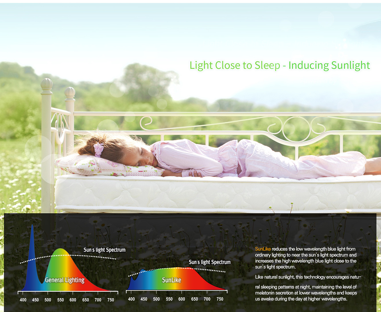 Light for better sleep with Seoul SunLike LEDs