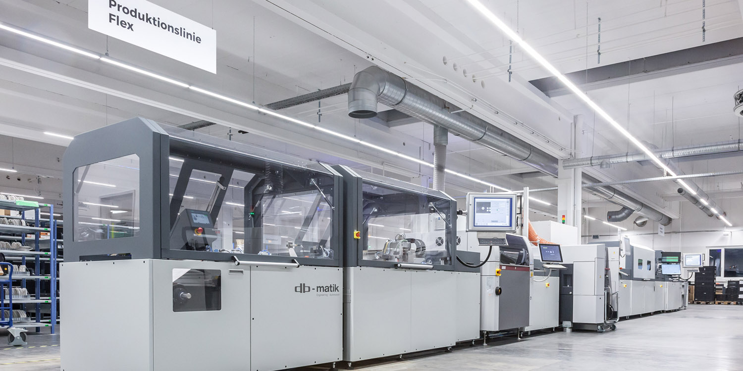 The new Flex production line in Germany
