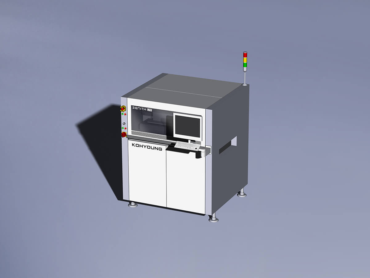 Automatic optical 3D inspection Nichia module production